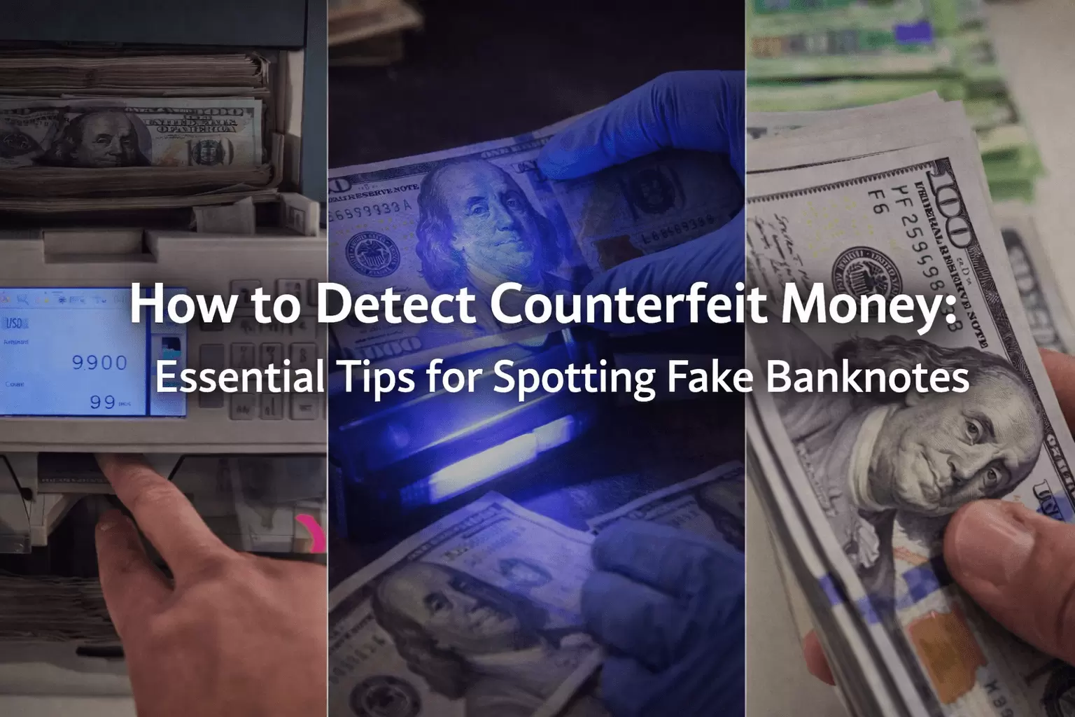 How to Detect Counterfeit Money: Essential Tips for Spotting Fake Banknotes