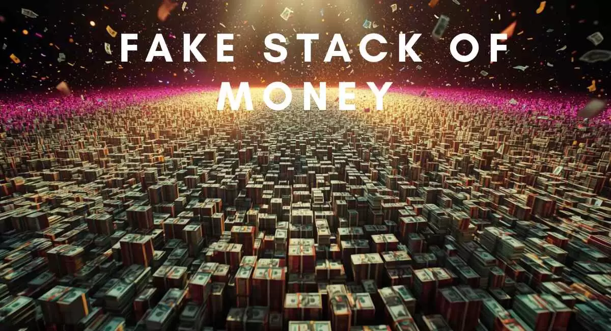 High-Quality Fake Stack of Money for Film Scenes and Training