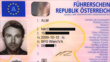 Austrian Driver License