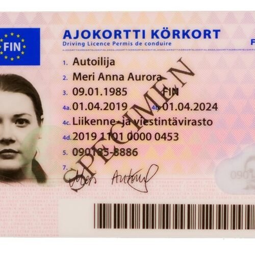 Finland Driver License