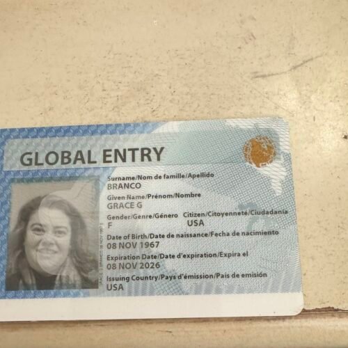 Global Entry ID card