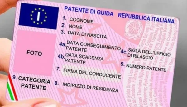 Italian Driver License