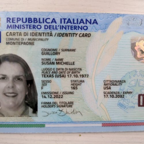 Italy ID card