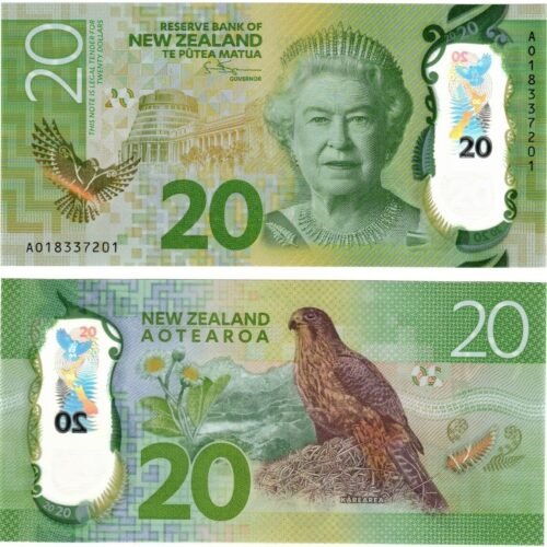 Buy NZD 20 Dollars
