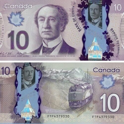 Buy Counterfeit $10 CAD Banknotes