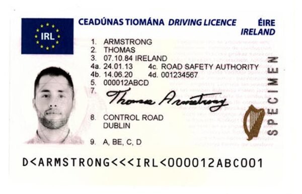 Irish Driver License Irish Driver License